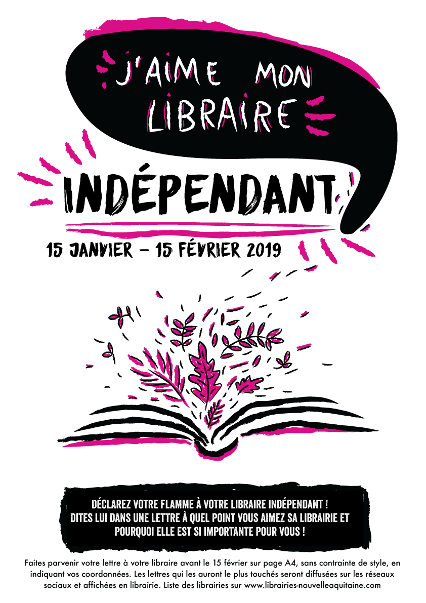 Opération « J’aime mon libraire indépendant » 2019 !