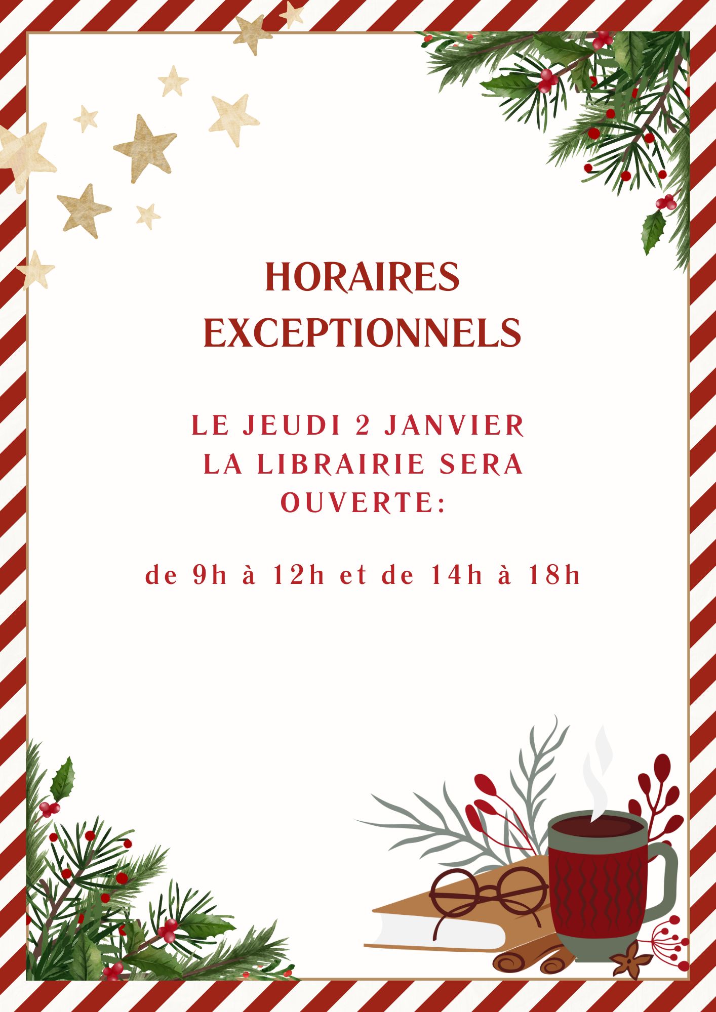 Horaires exceptionnels