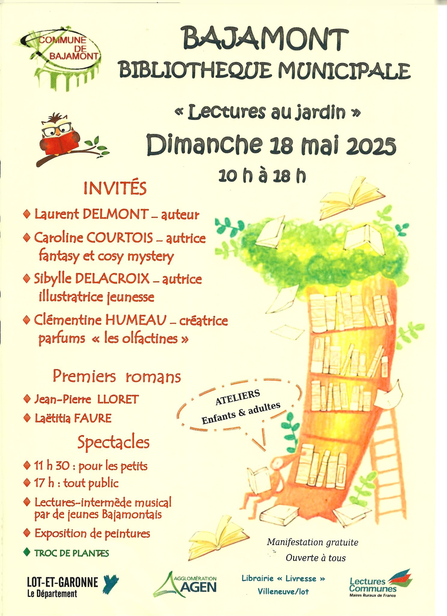 « Lectures au jardin »