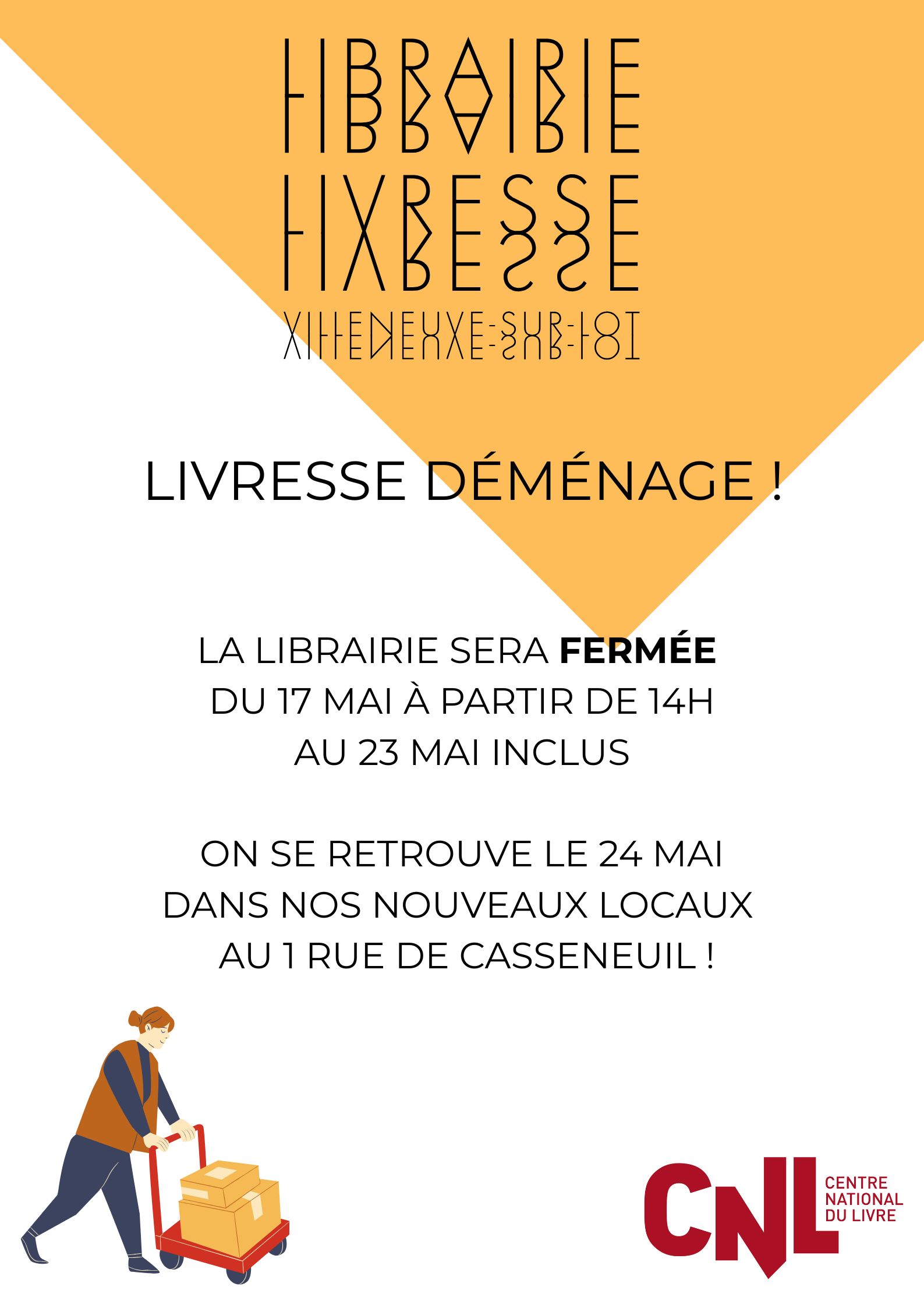Fermeture et déménagement