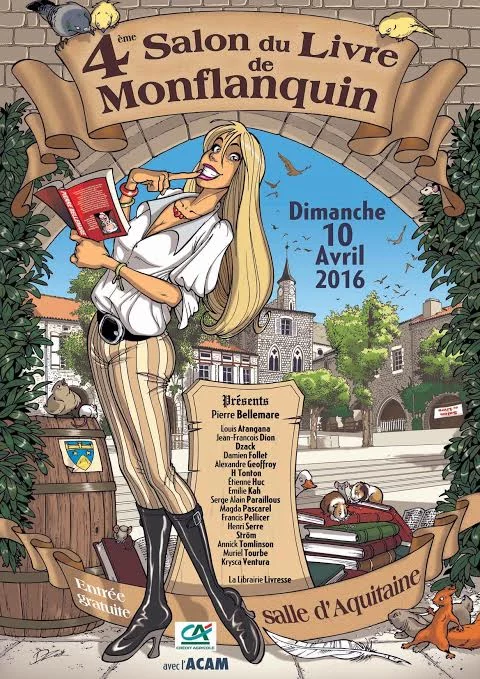 Petit rappel : LIVRESSE AU SALON DU LIVRE DE MONFLANQUIN