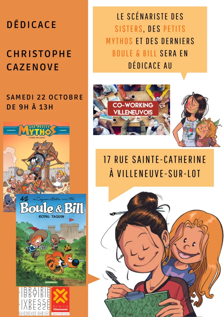 En dédicace : Christophe Cazenove, scénariste des Sisters !