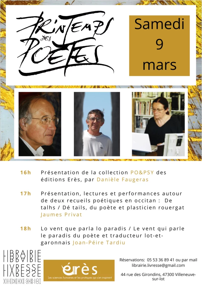 Rappel :  Printemps des poètes à Livresse