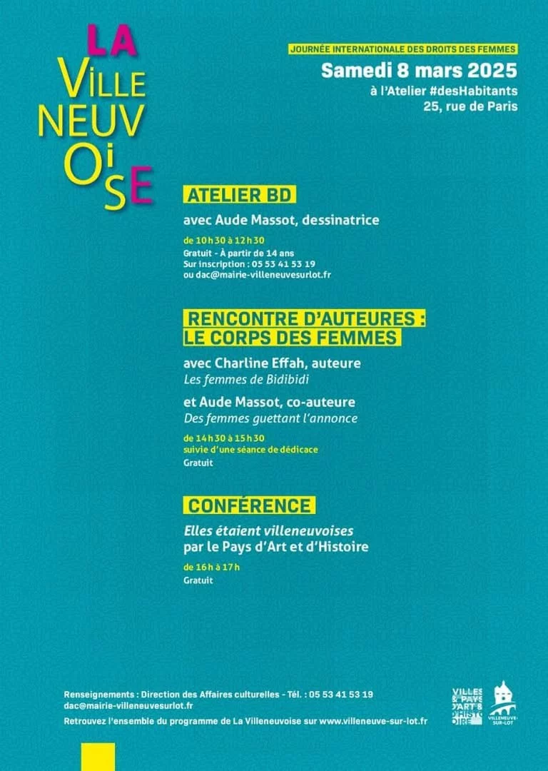 Atelier BD et rencontre d&rsquo;auteures