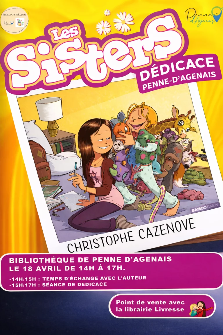 Rappel : Christophe Cazenove en dédicace